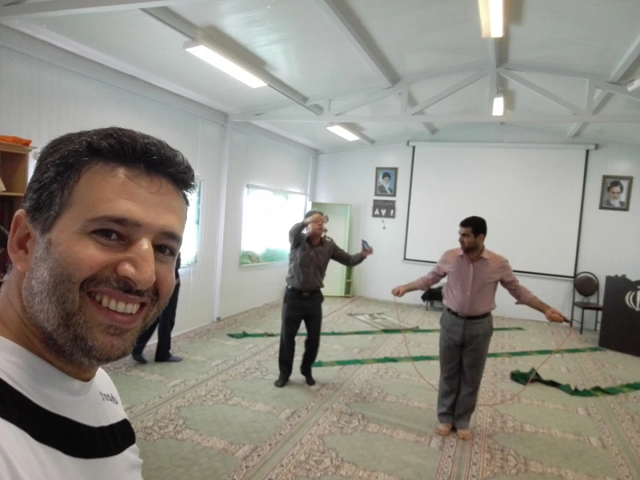 مسابقه طناب زنی کارکنان  پردیس امام علی (ع)