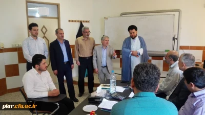 بازدید دکتر اعلائی رئیس پردیس امام علی (ع) از روند مصاحبه آزمون استخدامی  ماده 28