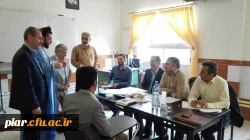 بازدید دکتر اعلائی رئیس پردیس امام علی (ع) از روند مصاحبه آزمون استخدامی  ماده 28