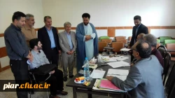 بازدید دکتر اعلائی رئیس پردیس امام علی (ع) از روند مصاحبه آزمون استخدامی  ماده 28