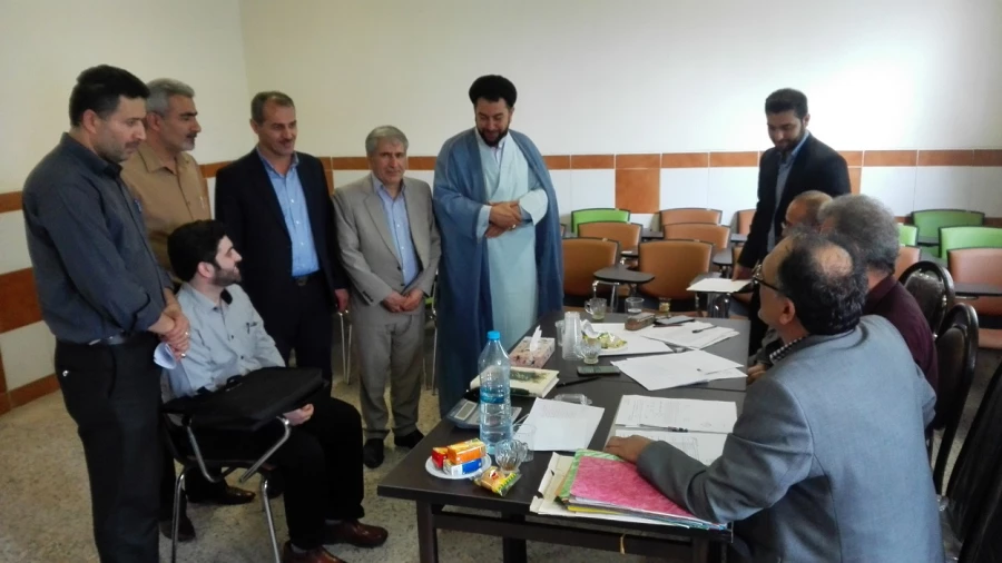 بازدید دکتر اعلائی رئیس پردیس امام علی (ع) از روند مصاحبه آزمون استخدامی  ماده 28