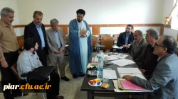 بازدید دکتر اعلائی رئیس پردیس امام علی (ع) از روند مصاحبه آزمون استخدامی  ماده 28