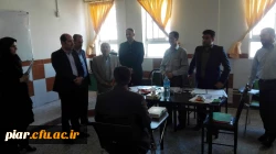 بازدید دکتر احدزاده مدیریت امور پردیس های استان از روند مصاحبه