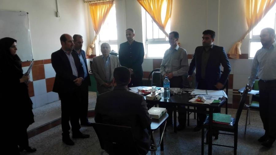بازدید دکتر احدزاده مدیریت امور پردیس های استان از روند مصاحبه