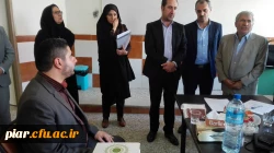 بازدید دکتر احدزاده مدیریت امور پردیس های استان از روند مصاحبه