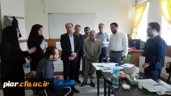 بازدید دکتر احدزاده مدیریت امور پردیس های استان از روند مصاحبه
