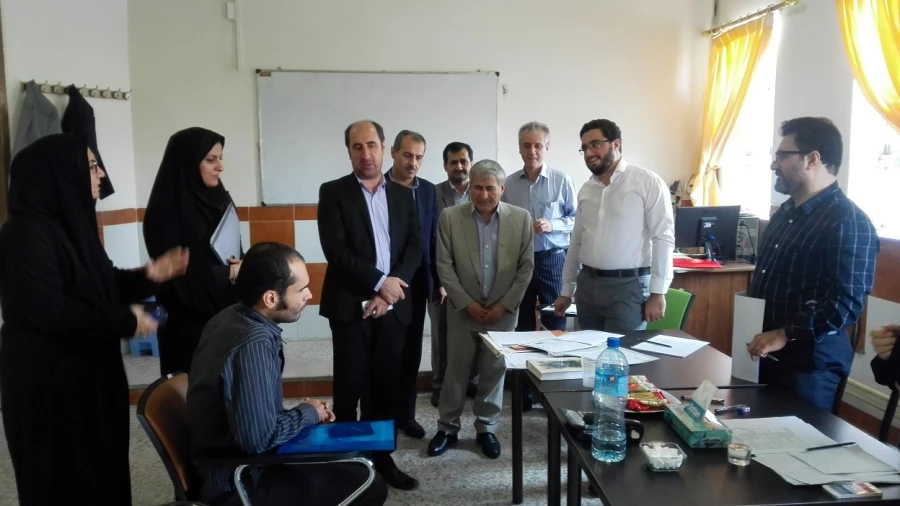 بازدید دکتر احدزاده مدیریت امور پردیس های استان از روند مصاحبه