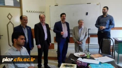 بازدید دکتر امجدی معاون پژوهشی اداره کل آموزش و پرورش گیلان از روند مصاحبه