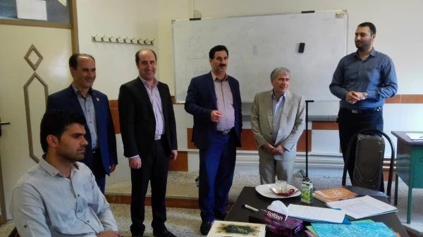 بازدید دکتر امجدی معاون پژوهشی اداره کل آموزش و پرورش گیلان از روند مصاحبه