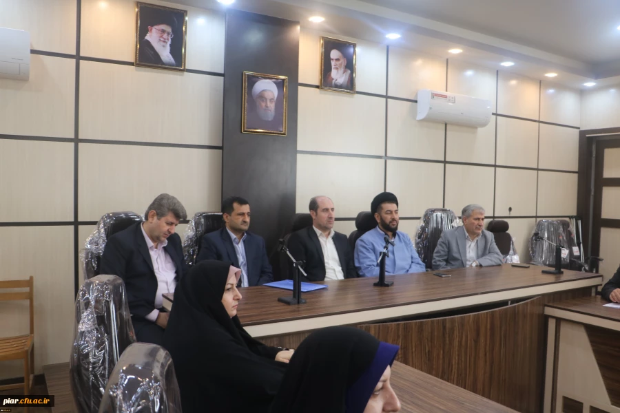 مراسم معارفه دکتر صفری معاون آموزشی و فرهنگی