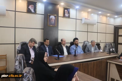 مراسم معارفه دکتر صفری معاون آموزشی و فرهنگی