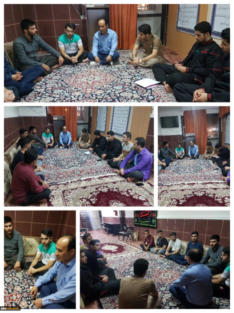 نشست صمیمی مسئول حراست با نمایندگان سرای دانشجوئی