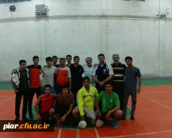 برگزاری مسابقه دوستانه فوتسال