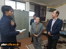 بازدید دکتر احدزاده از سرای دانشجوئی