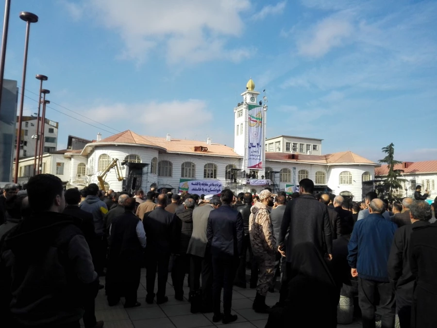 شرکت در راه پیمائی بزرگداشت حماسه یوم الله نهم دی