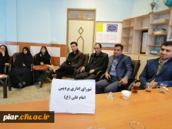 اولین جلسه شورای اداری پردیس امام علی (ع)