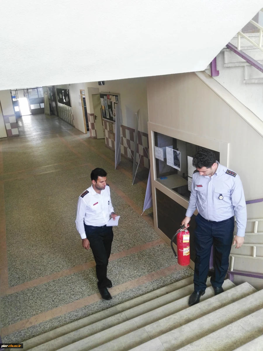 برگزاری کارگاه ایمنی و آتش نشانی