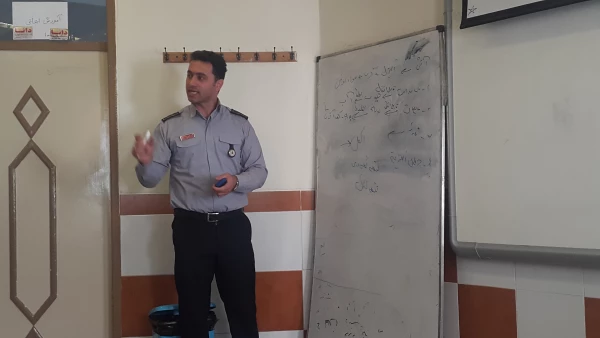 برگزاری کارگاه ایمنی و آتش نشانی