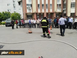 برگزاری کارگاه ایمنی و آتش نشانی