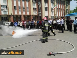 برگزاری کارگاه ایمنی و آتش نشانی