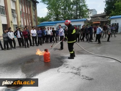 برگزاری کارگاه ایمنی و آتش نشانی