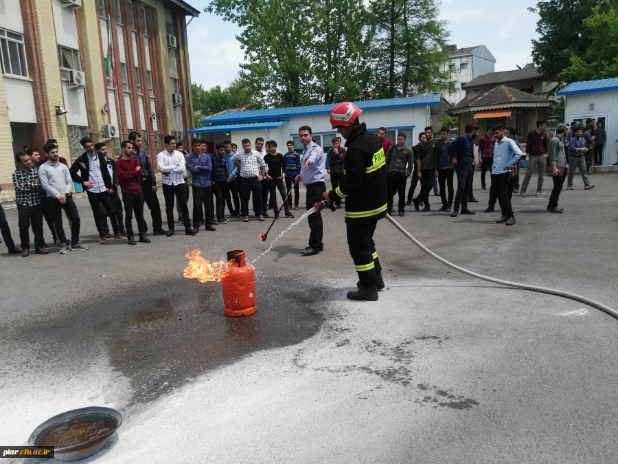 برگزاری کارگاه ایمنی و آتش نشانی