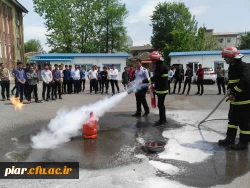 برگزاری کارگاه ایمنی و آتش نشانی