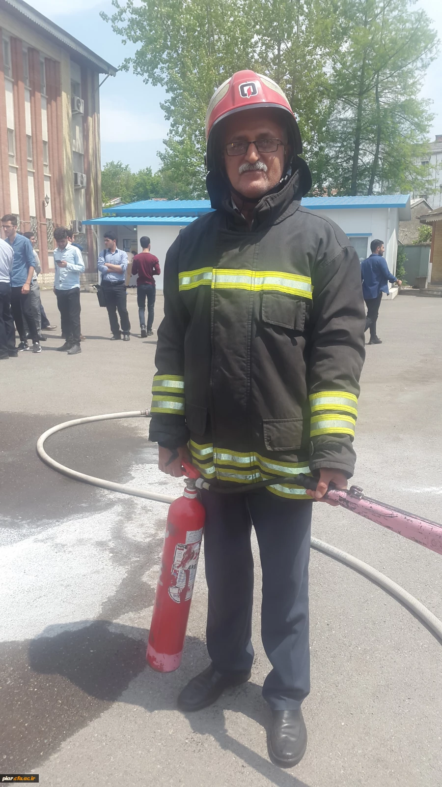 برگزاری کارگاه ایمنی و آتش نشانی