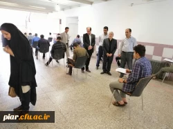 بازدید دکتر احدزاده از حوزه امتحانی پردیس امام علی (ع)