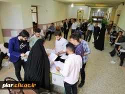 بازدید دکتر احدزاده از حوزه امتحانی پردیس امام علی (ع)