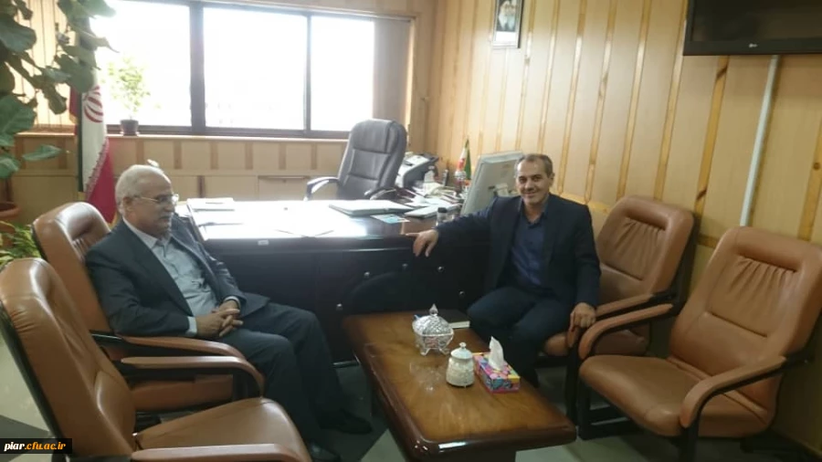 دیدار معاون توسعه منابع پردیس امام علی(ع) با معاون محترم امور عمرانی استانداری گیلان