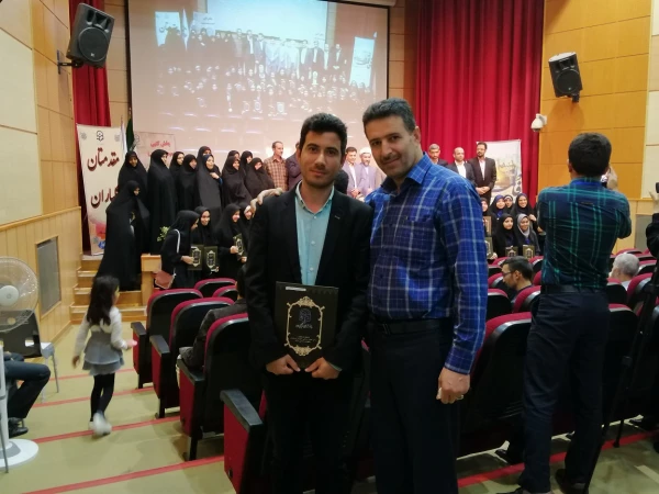 فتخار آفرینی دانشجومعلم محمد جواد حبیبی مقدم در رشته نهج البلاغه در 29جشنواره  کشوری عترت و معارف اسلامی