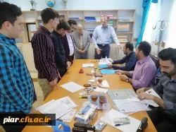 بازدید دکتر امجدی معاون پژوهش و برنامه ریزی اداره کل آموزش و پرورش از روند پذیرش مصاحبه