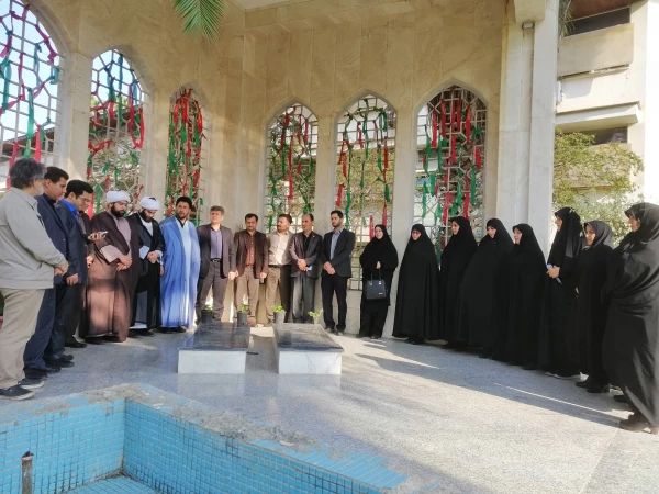 تجدید میثاق با آرمان های شهدای گمنام دانشگاه فرهنگیان گیلان