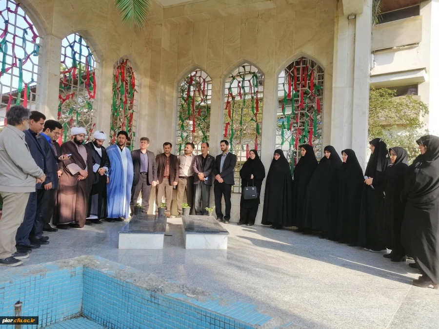 تجدید میثاق با آرمان های شهدای گمنام دانشگاه فرهنگیان گیلان