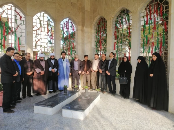 تجدید میثاق با آرمان های شهدای گمنام دانشگاه فرهنگیان گیلان