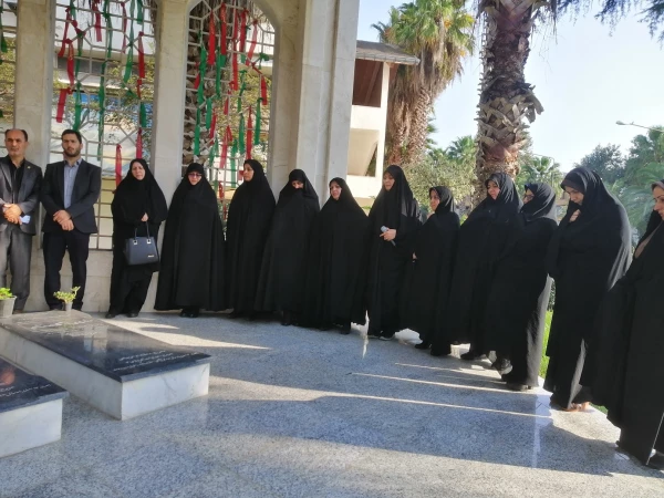 تجدید میثاق با آرمان های شهدای گمنام دانشگاه فرهنگیان گیلان