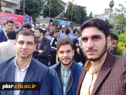 حضور فعال دانشجومعلمان پردیس امام علی (ع)در راهپیمایی 13آبان1398