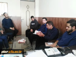 جلسه اعضای انجمن های ورزشی با امور دانشجویی پردیس امام علی(ع)