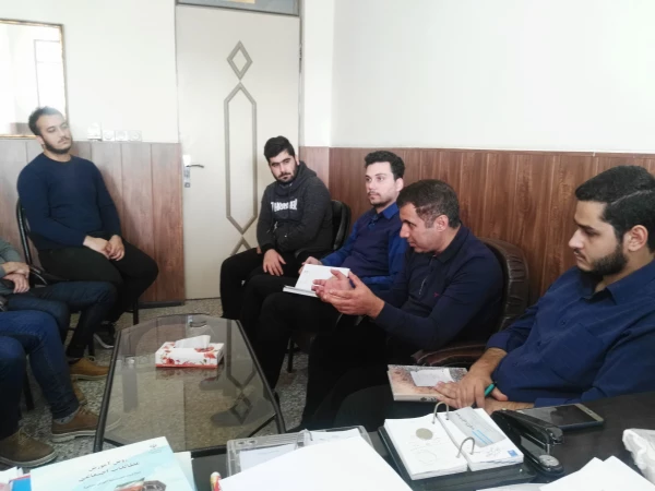 جلسه اعضای انجمن های ورزشی با امور دانشجویی پردیس امام علی(ع)