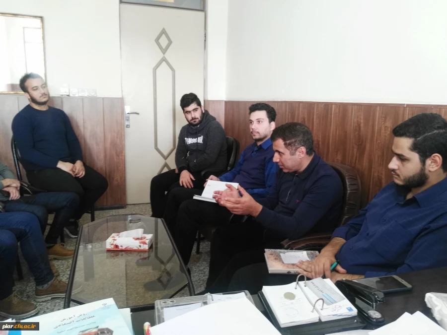 جلسه اعضای انجمن های ورزشی با امور دانشجویی پردیس امام علی(ع)