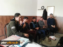 جلسه اعضای انجمن های ورزشی با امور دانشجویی پردیس امام علی(ع)