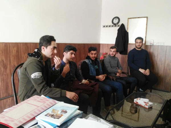 جلسه اعضای انجمن های ورزشی با امور دانشجویی پردیس امام علی(ع)