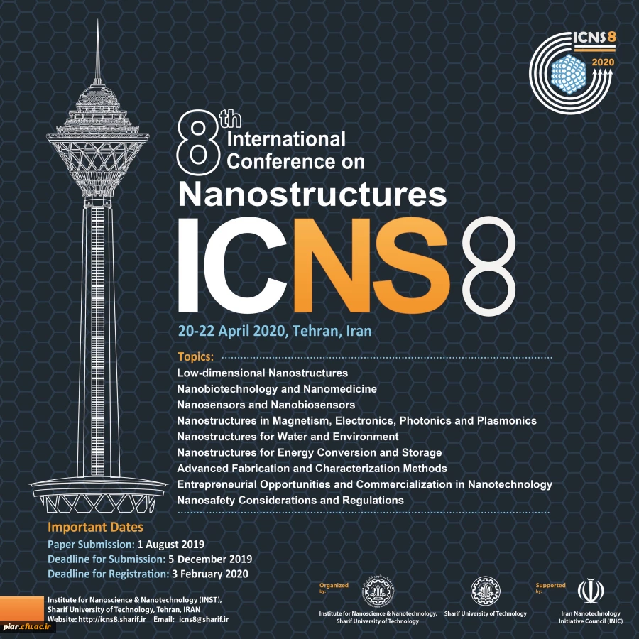 هشتمین کنفرانس بین المللی نانو ساختارها  3