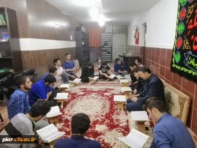 جلسه هفتگی آموزش قرآن کریم در سرای دانشجویی 