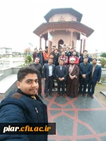 حضور دانشجومعلمان سر مزارکوچک خان جنگلی