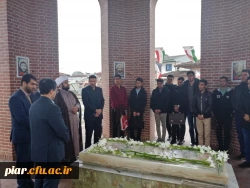 حضور دانشجومعلمان سر  مزارکوچک خان جنگلی