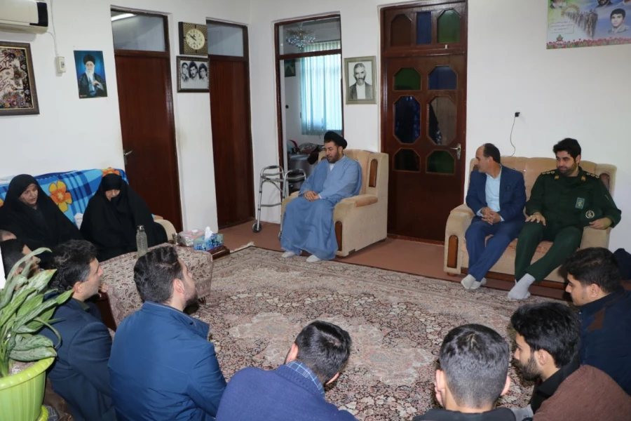 بازدید از خانواده شهیدان یوسفی