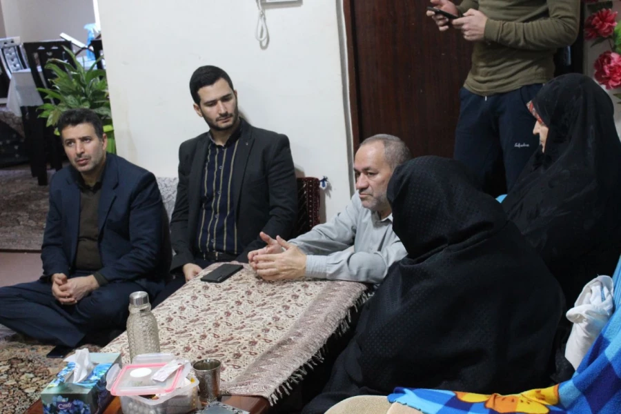 بازدید از خانواده شهیدان یوسفی