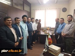 جلسه  مسئول دفتر نهاد مقام معظم رهبری با همکاران شرکتی